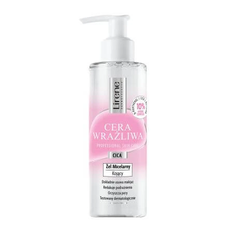 Micelarny żel oczyszczający do skóry wrażliwej, 145 ml, Lirene: ceny i cechy