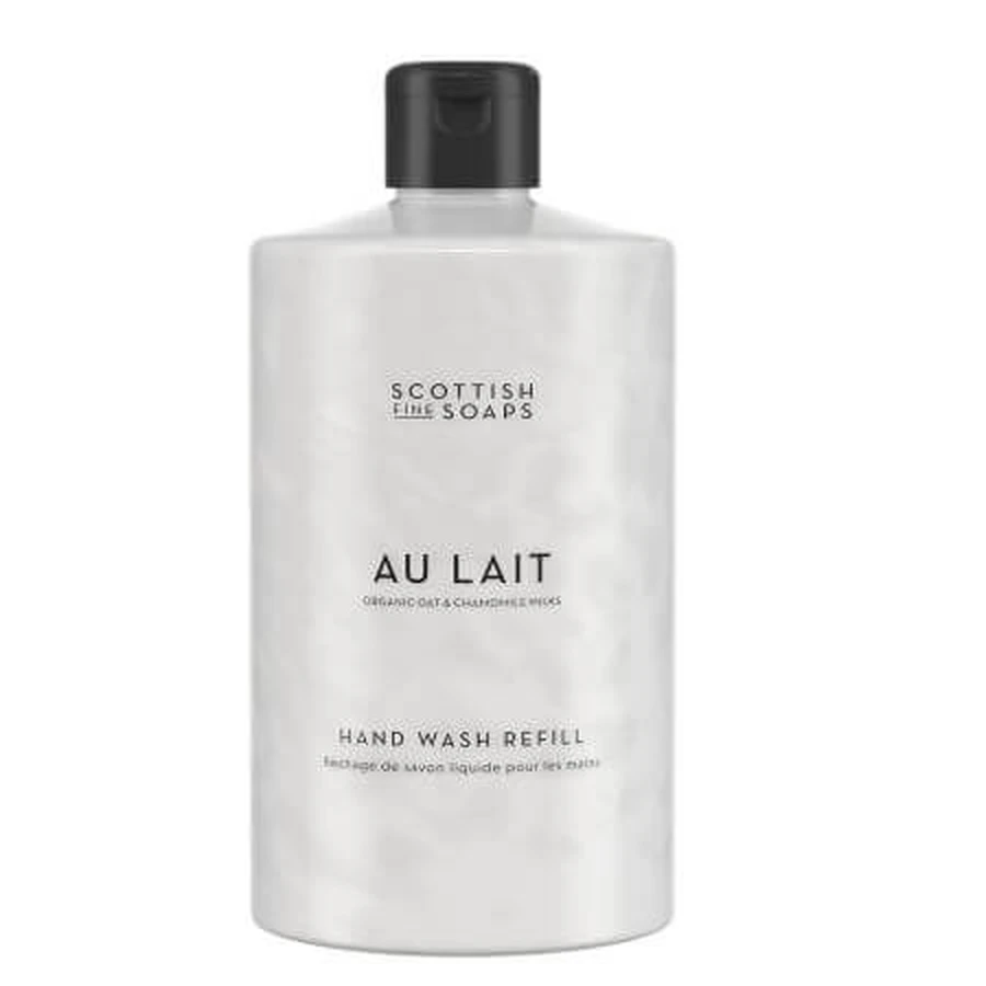 Sapone liquido per le mani Au Lait con latte di avena e camomilla, 700 ml, Scottish Fine Soaps