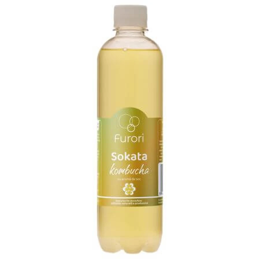 Kombucha con sabor a flor de saúco Sokata, 500 ml, Furori