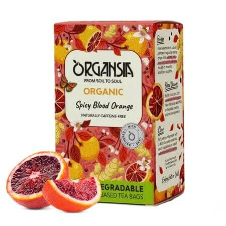 Roter Orangentee, 18 Portionsbeutel, Organsia