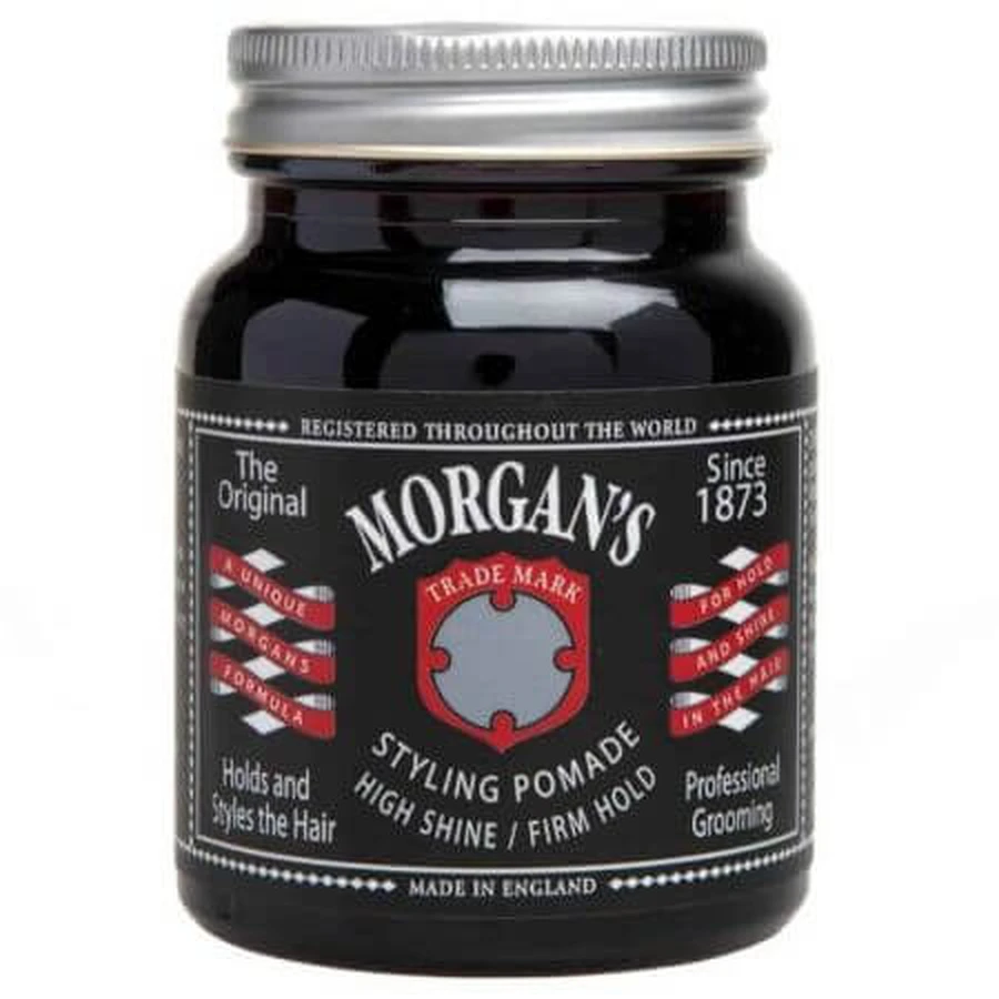 Pomada cu efect lucios si cu fixare puternica Firm Hold High Shine, 100 g, Morgan's