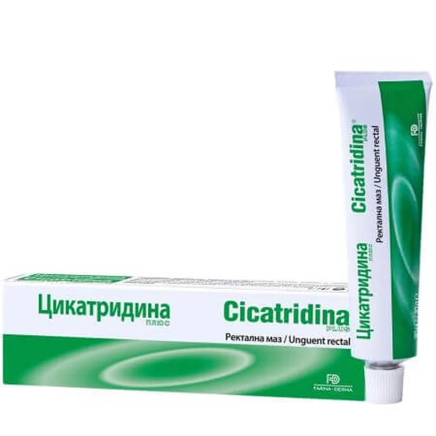 Unguent rectal Cicatridina Plus, 30 g, Naturpharma