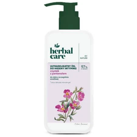 Sanftes Intimgel mit Cistus-Extrakt und Panthenol Kräuterpflege, 330 ml, Farmona