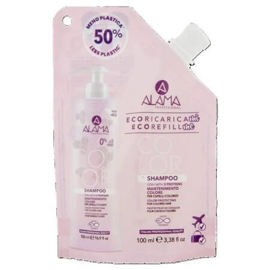 Refill Sampon pentru par vopsit Color, 100 ml, Alama