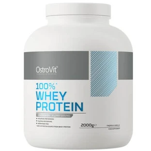 Proteina din zer cu aroma de ciocolata alba Whey Protein White Chocolate, 2000 g, OstroVit
