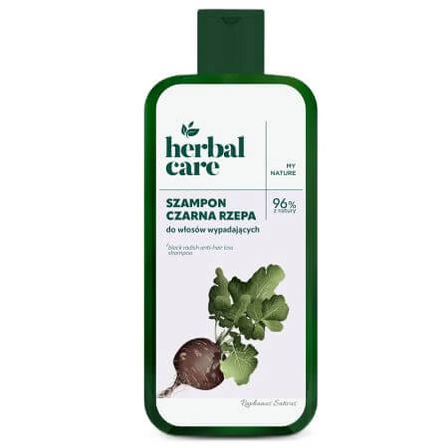 Sampon cu extract de Ridiche Neagra pentru par cu tendinta de cadere Herbal Care, 330 ml, Farmona