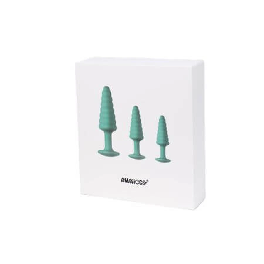 B-YourSelf anaalplug-set van silicone, 3 stuks, Ammicco