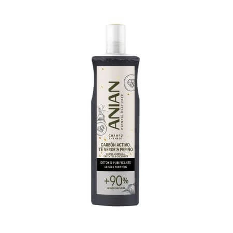 Sampon purificator pentru par gras, 400 ml, Anian