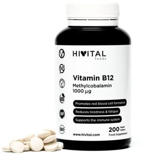 Vitamin B12, 200 vegane Tabletten, Hivital