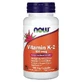 Vitamine K-2, 100 mcg, 100 gélules végétales, Now Foods