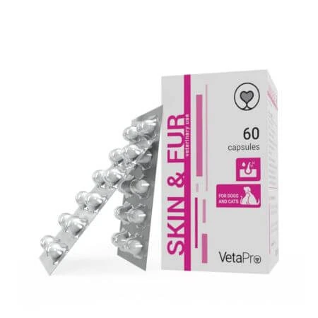 Skin & Fur Supplement Skin&Fur, 60 Kapseln, Vetapro