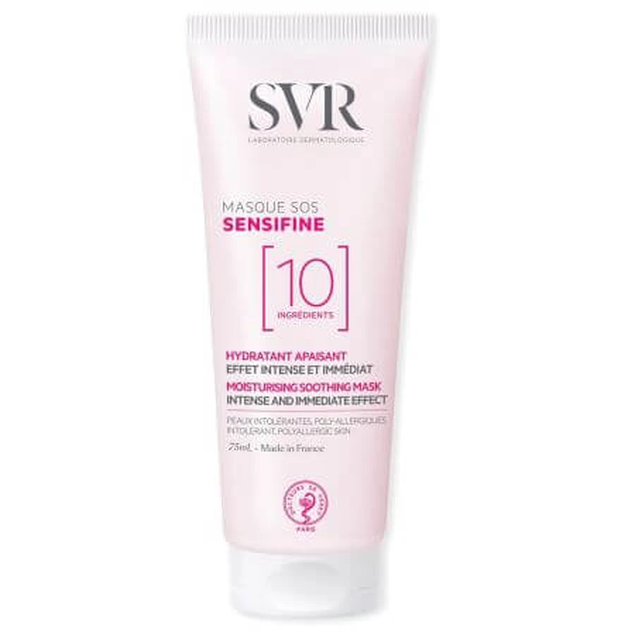 Gesichtsmaske für empfindliche und gereizte Haut Sensifine, 75 ml, Svr