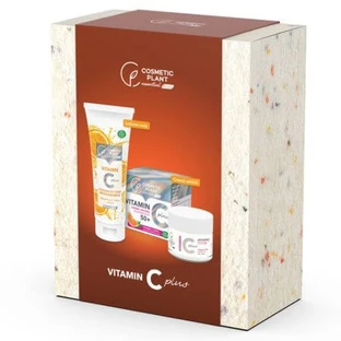 Set Regenererende anti-rimpelcrème 50+ 50 ml + Verkwikkende bodylotion 200 ml Vitamine C Plus, Cosmetische Plant