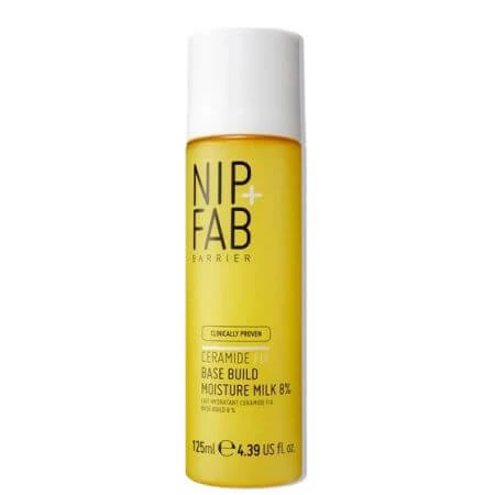 Feuchtigkeitsmilch Gesichtswasser Ceramide Fix Base Build Moisture Milk 8%, 125 ml, NIP+FAB