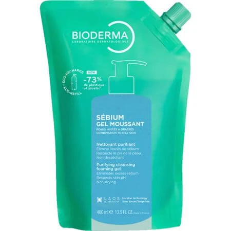 Eco Reserve Schäumend Reinigend Schäumend Reinigendes Gel Sebium, 400 ml, Bioderma