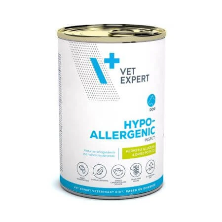 Nassfutter für Hunde Hypoallergenic Insect, 375 g, Vetexpert