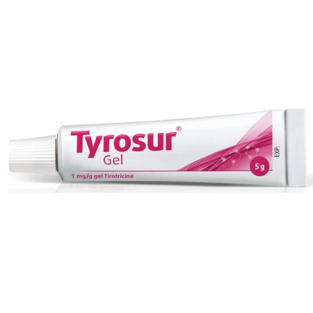 Gel con antibiótico tópico, 1mg/g, 5 g, Tyrosur