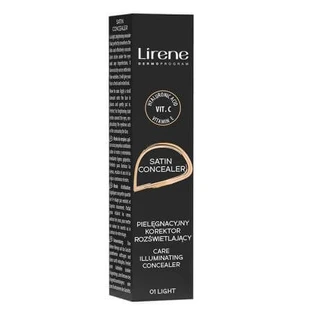 Fond de ten corector 01 Light Satin Concealer, 10 ml, Lirene