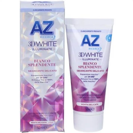 Aufhellende Zahnpasta 3D White Illuminate Splendent, 50 ml, AZ Ricerca