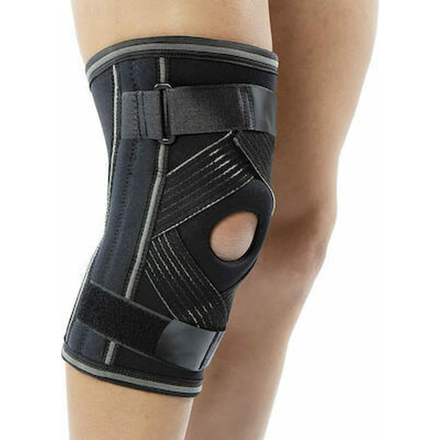 ANATOMIC HELP Ginocchiera con piastre a spirale 3025 Nero