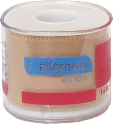 ALFASHIELD Medizinische Rollen Stoff Bandage Band 5cm x 5m