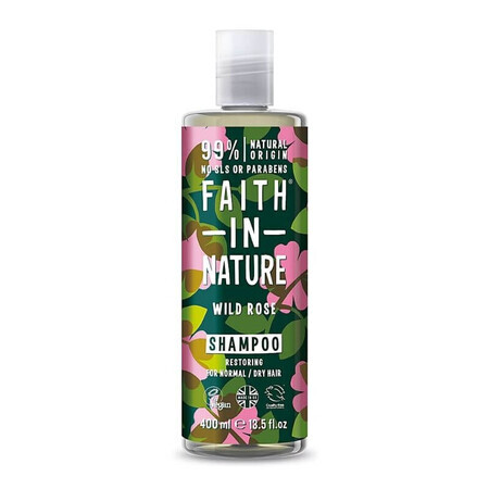 Sampon cu trandafir salbatic x 400ml, Faith in Nature