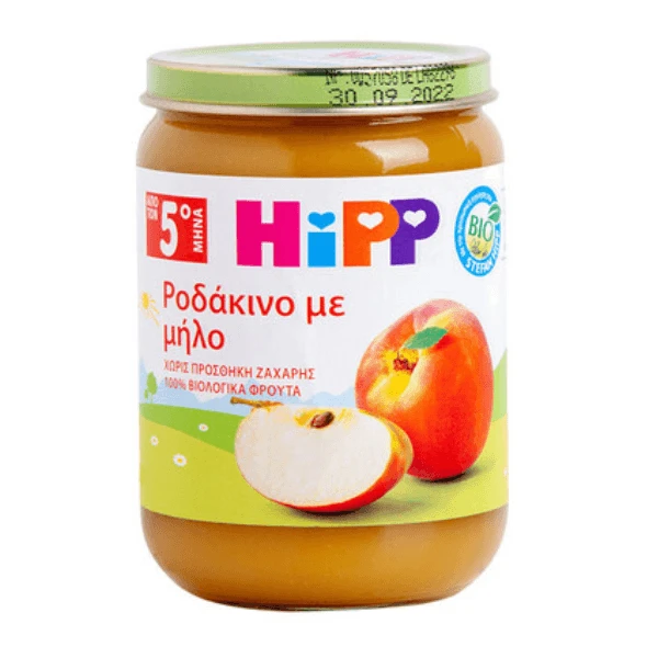 HIPP Bio Baby Fruchtcreme Pfirsich und Apfel ab 5 Monaten 190g