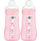 MAM Biberon plastique Easy Active avec tétine en silicone à partir de 2+ mois 270ml 2 pièces