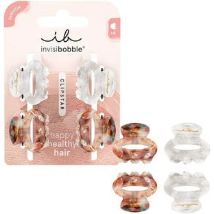 AMBITAS Invisibobble Clipstar Petit Bijoux Mini Clammer 4 Pezzi