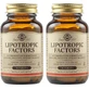 SOLGAR Promo Lipotropic Factors Suplement diety wspomagający metabolizm tłuszczów i kontrolę masy ciała 100 tabletek (2 opakowania x 50 tabletek)
