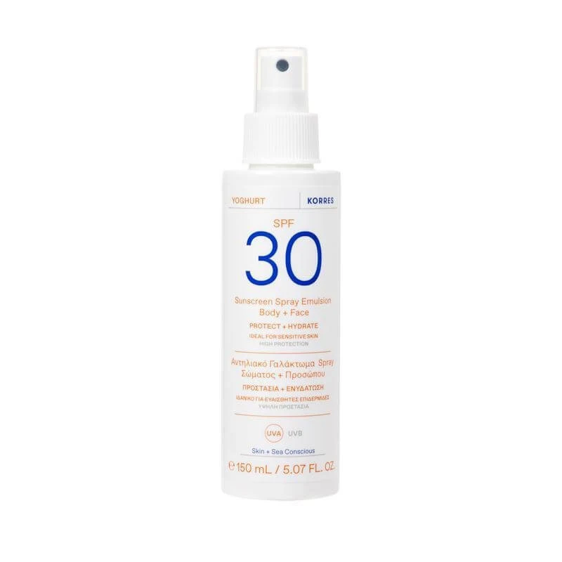KORRES Joghurt Joghurt Sonnenschutz Spray Emulsion Sonnenschutz Körper & Gesicht Spray Emulsion SPF 30, 150ml