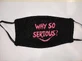 ROYALTY Black Fabric Mask With Activated Carbon Filter "Serious"