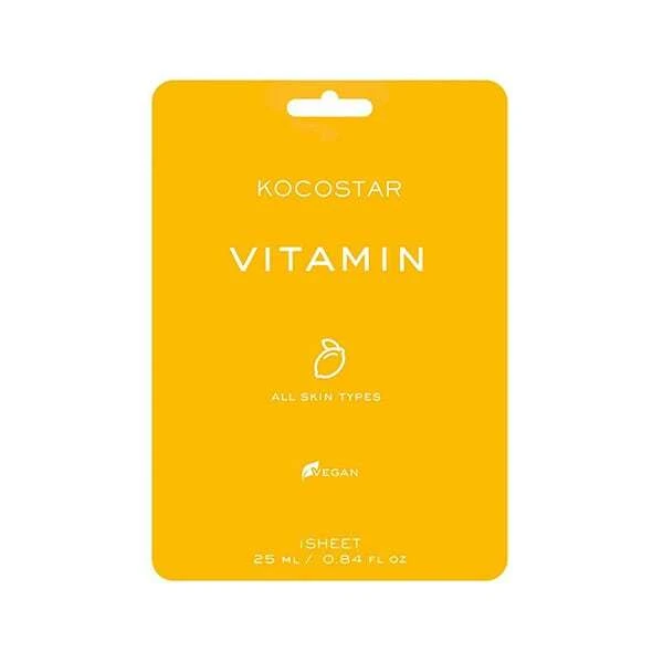KOCOSTAR Vitamin Face Mask Infused Facial Revitalizing & Glowing Mask 25ml