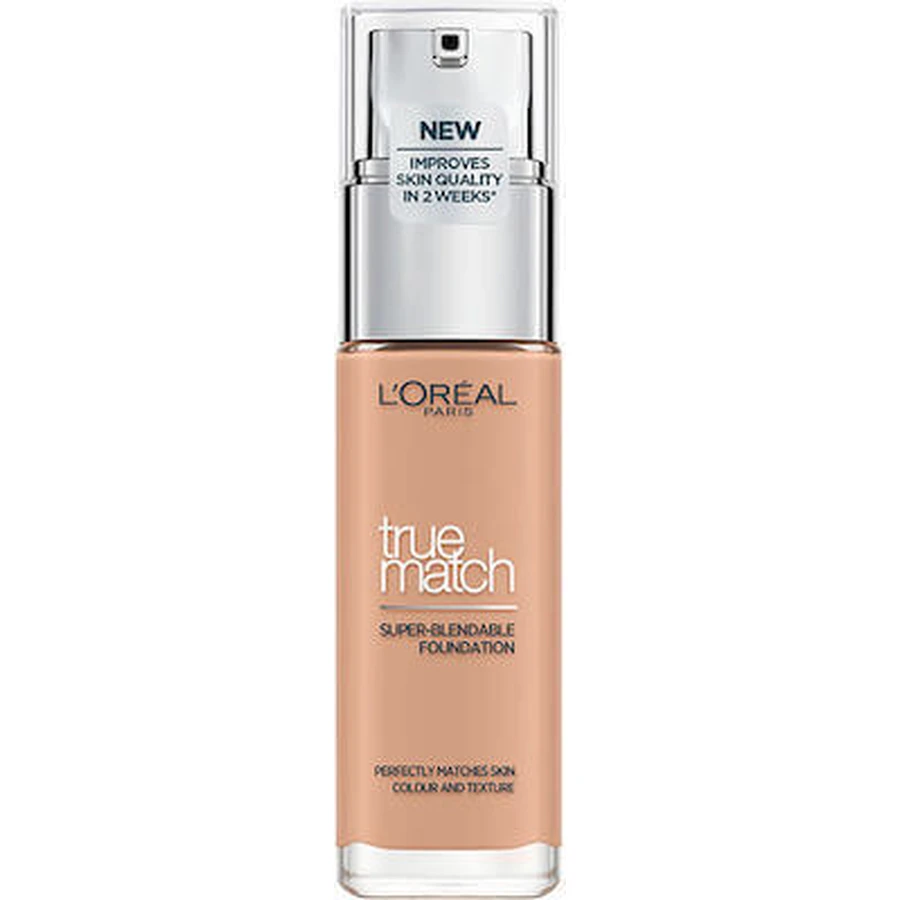 LOREAL True Match Super Blendable Foundation-Maquillaje Líquido Hidratante 30ml 4N Beige