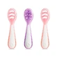 MUNCHKIN Cuchara de autoalimentación para 4+ meses Rosa-Morado