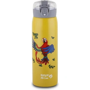 Sticlă NAVA Thermos din oțel inoxidabil We Care în galben 500ml (10-110-013)