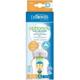 DR BROWN'S Sticlă din plastic Options+ cu gât lat pentru 3+ luni Bunny 330ml WB 111002