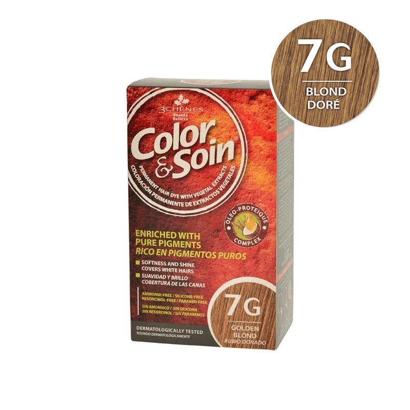 Goldblondes Haarfärbemittel 7G