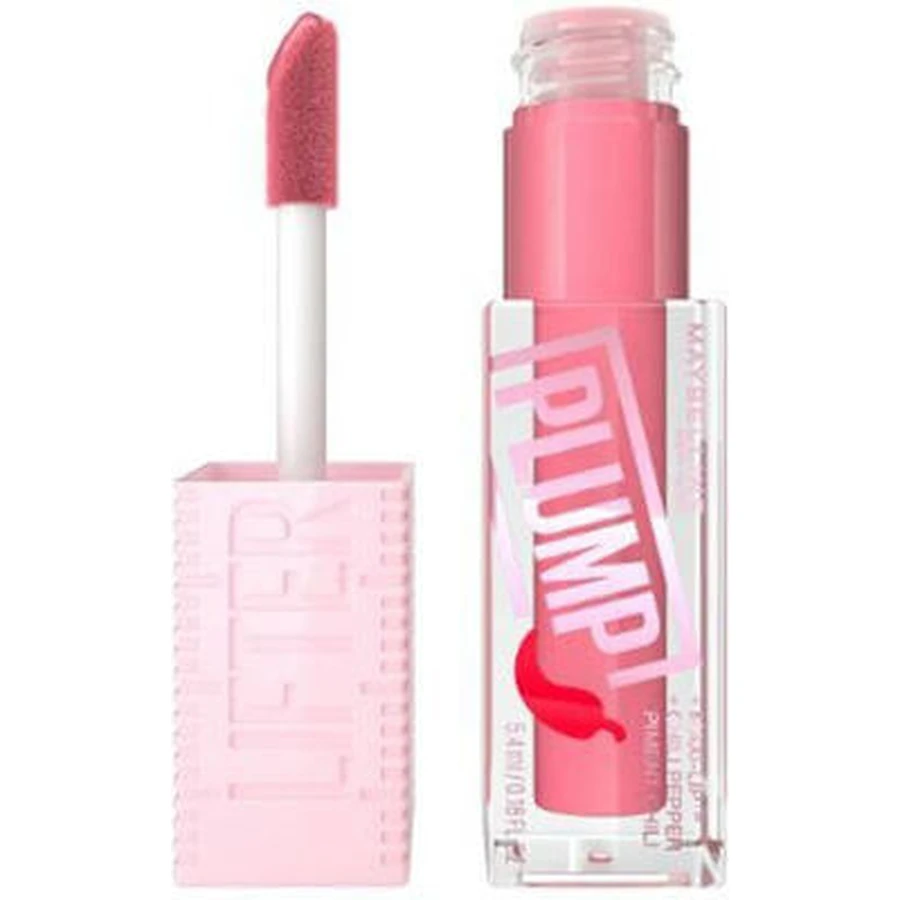 MAYBELLINE Lifter Plumping Gloss Blush Blush Blaze 001 For Lip Volume 5,4 ml: ceny i cechy