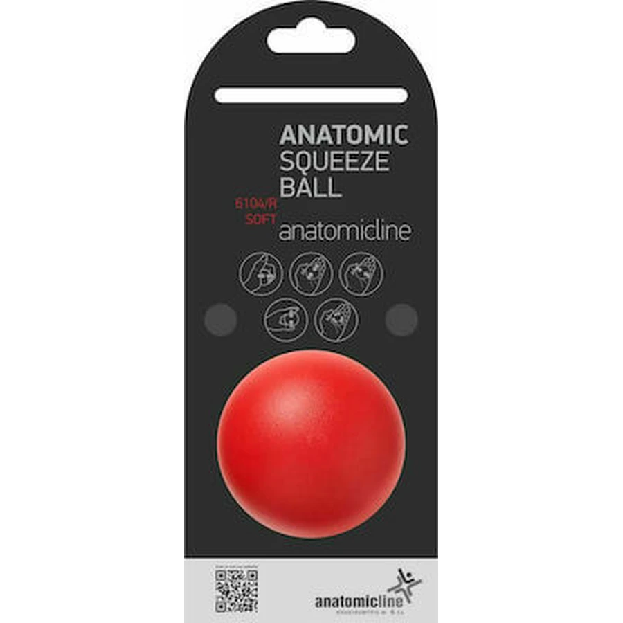 ANATOMIC LINE Piłka do ćwiczeń dłoni czerwona Miękka piłka do ściskania: ceny i cechy