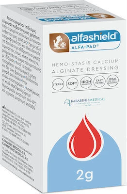 ALFASHIELD Hemo-Stasis Calciumalginat-Verband Hämostatische Baumwolle 2g