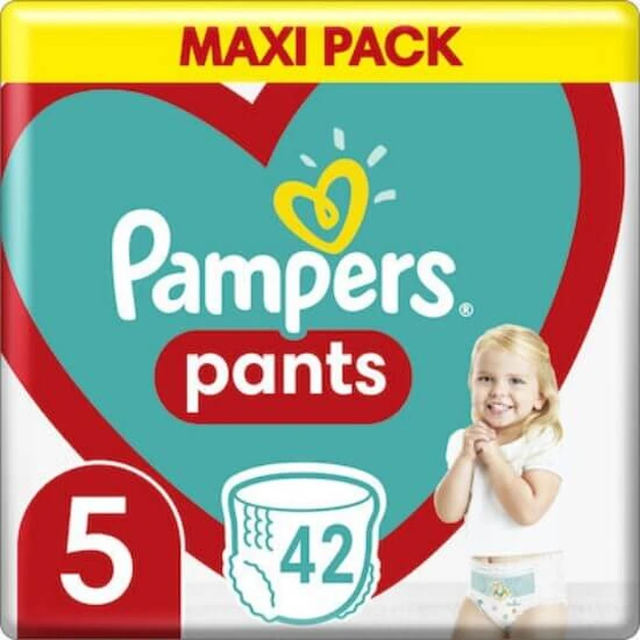 PAMPERS Pantaloni pentru copii Pants No.5 12-17Kgr 42 bucăți Maxi Pack