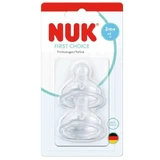 NUK First Choice Silicon Nipple M pentru 3+ luni 2 bucăți