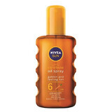 Nivea Sun Tropical Bronze SPF 6 Strand Spray Öl SPF 6, 200 ml, Nivea Sun