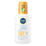 Sonnenschutzspray SPF 50+ Sensitive Protect, 200 ml, Nivea Sun