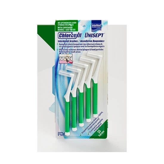 INTERMED Chlorhexil Interdentalbürsten 0,8mm x5