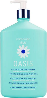 CAMOMILLA Blu Oasis Feuchtigkeitsspendendes Duschgel Feuchtigkeitsspendendes Duschgel für die ganze Familie mit Kamille & Dattel 1000ml