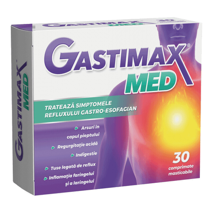 Gastimax Med, 30 Kautabletten, Fiterman