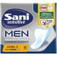 SANI Sensitive Men Super Level 3 chłonne wkładki ochronne dla mężczyzn 10 szt.