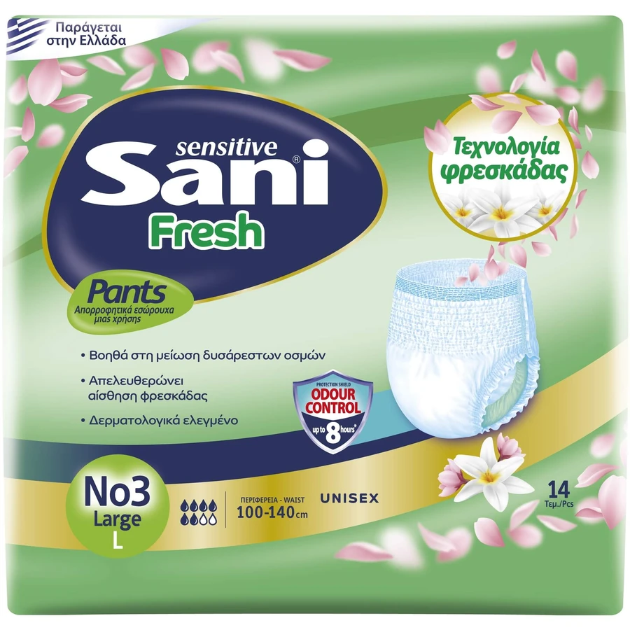 SANI Pants Fresh No3 Large 100-140cm 14 Pieces